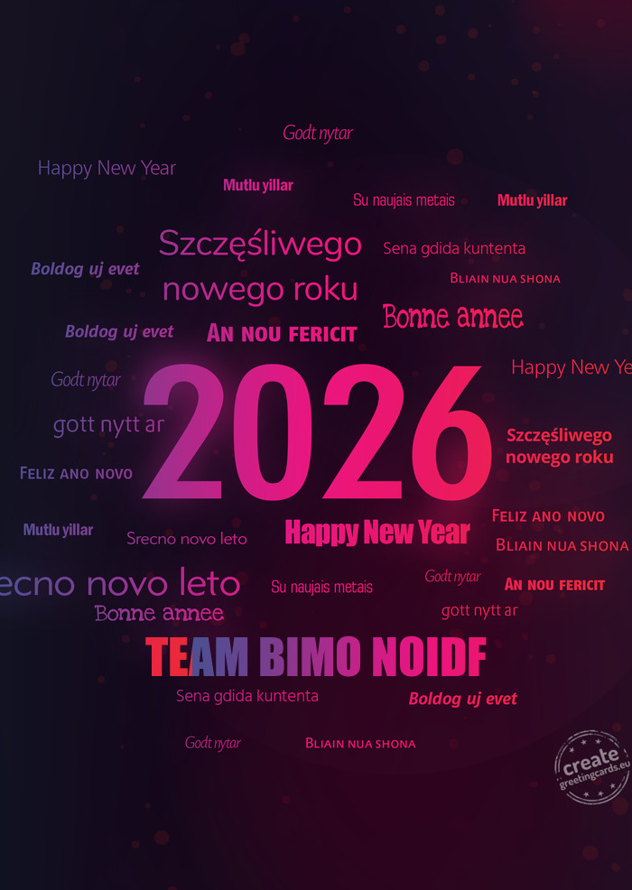 TEAM BIMO NOIDF